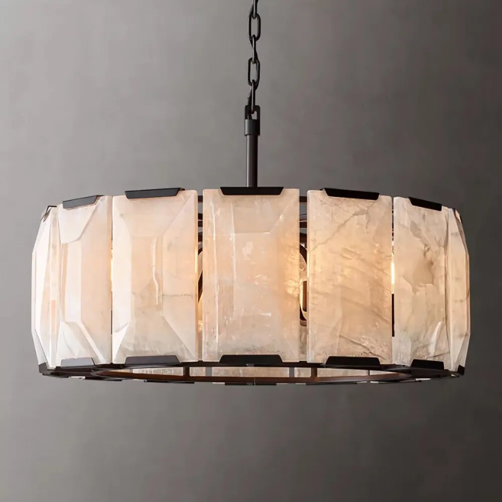 Dimmbare LED-Kronleuchter mit E14-Glühbirnen im Retro-Amerikanischer Stil | Lersk