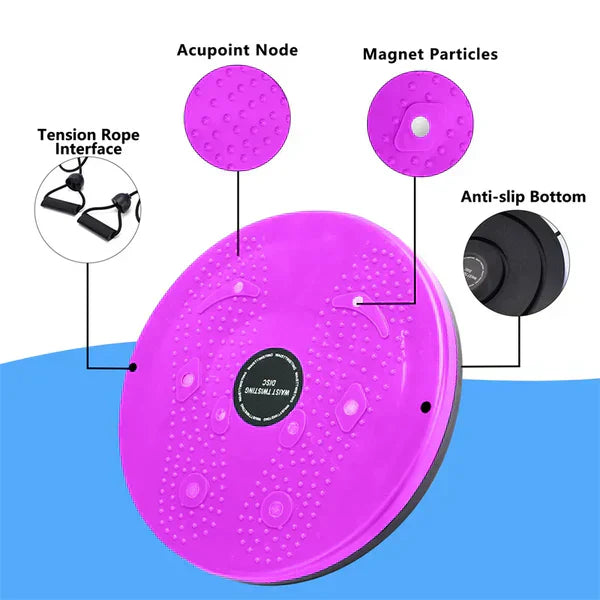 LumaTwist Magnetic Balance Board For Core & Waist Training | Lersk