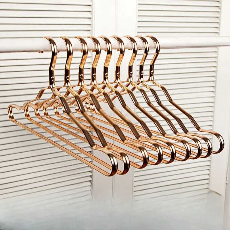 Marcel Brass Clothes Hangers | Premium Durable Wardrobe Set | Lersk