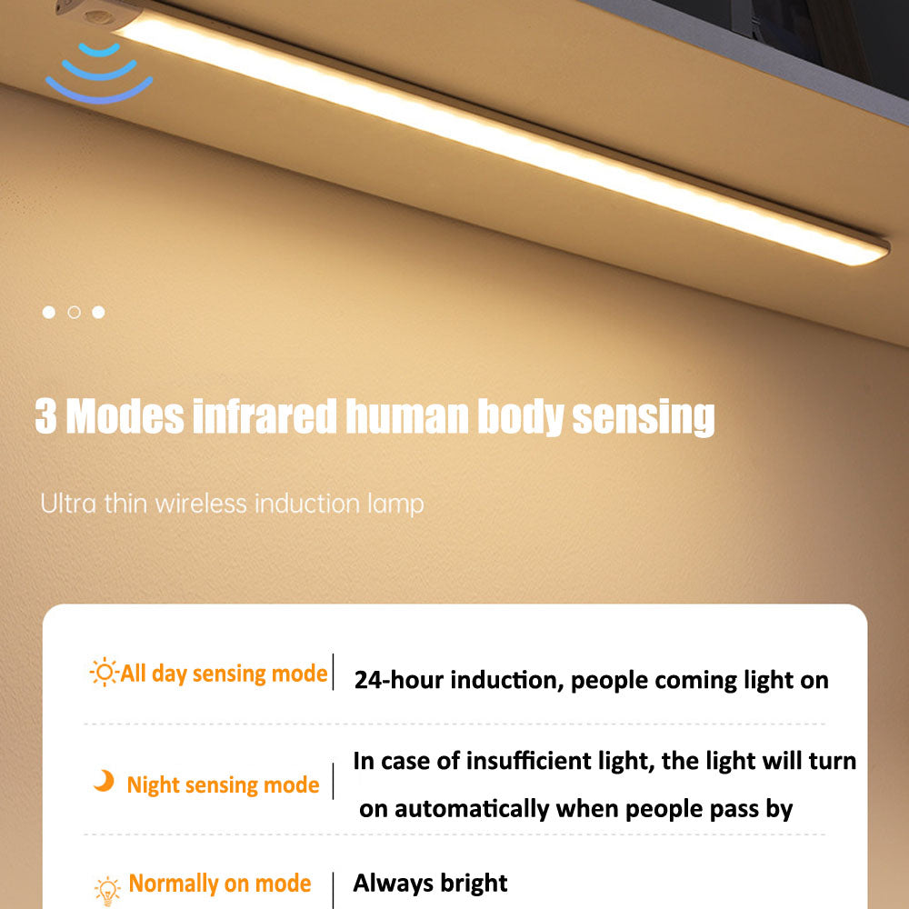 Luz LED inalámbrica para armario con sensor de movimiento para cocina | Lersk