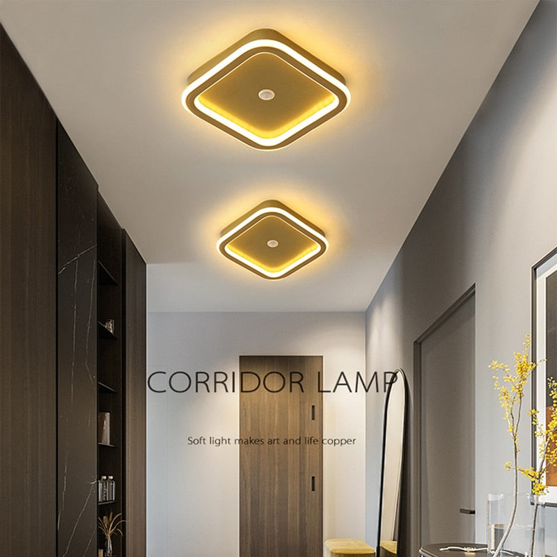 LumaPulse Ruchomoczna Lampa Sufitowa LED do Korytarza | Lersk