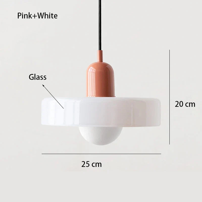 Nordic Retro Glass Chandelier Adjustable Height Dining Room | Lersk