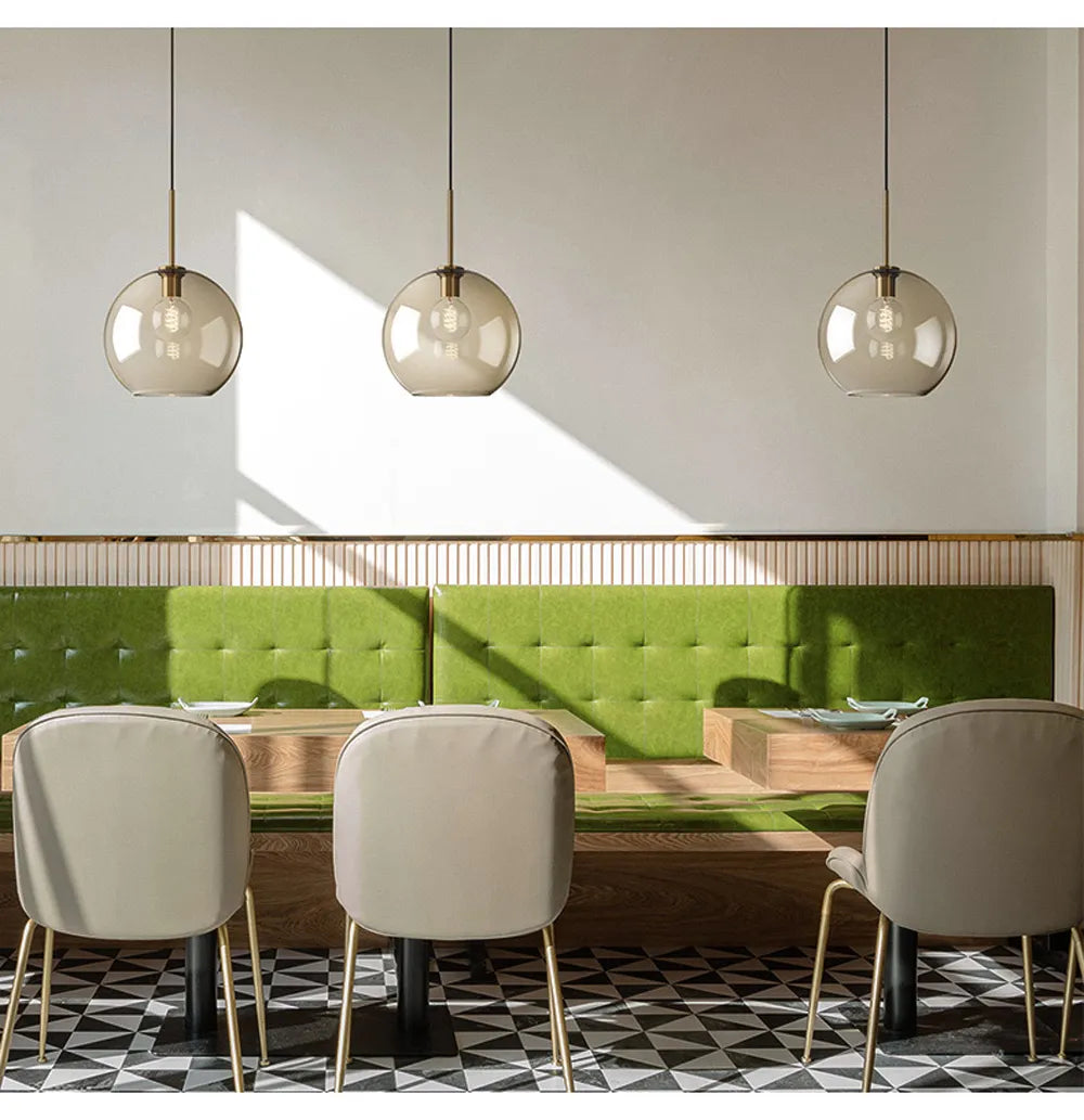 Arctix Glas-Hängeleuchte im industriellen LED-Luxusstil | Lersk