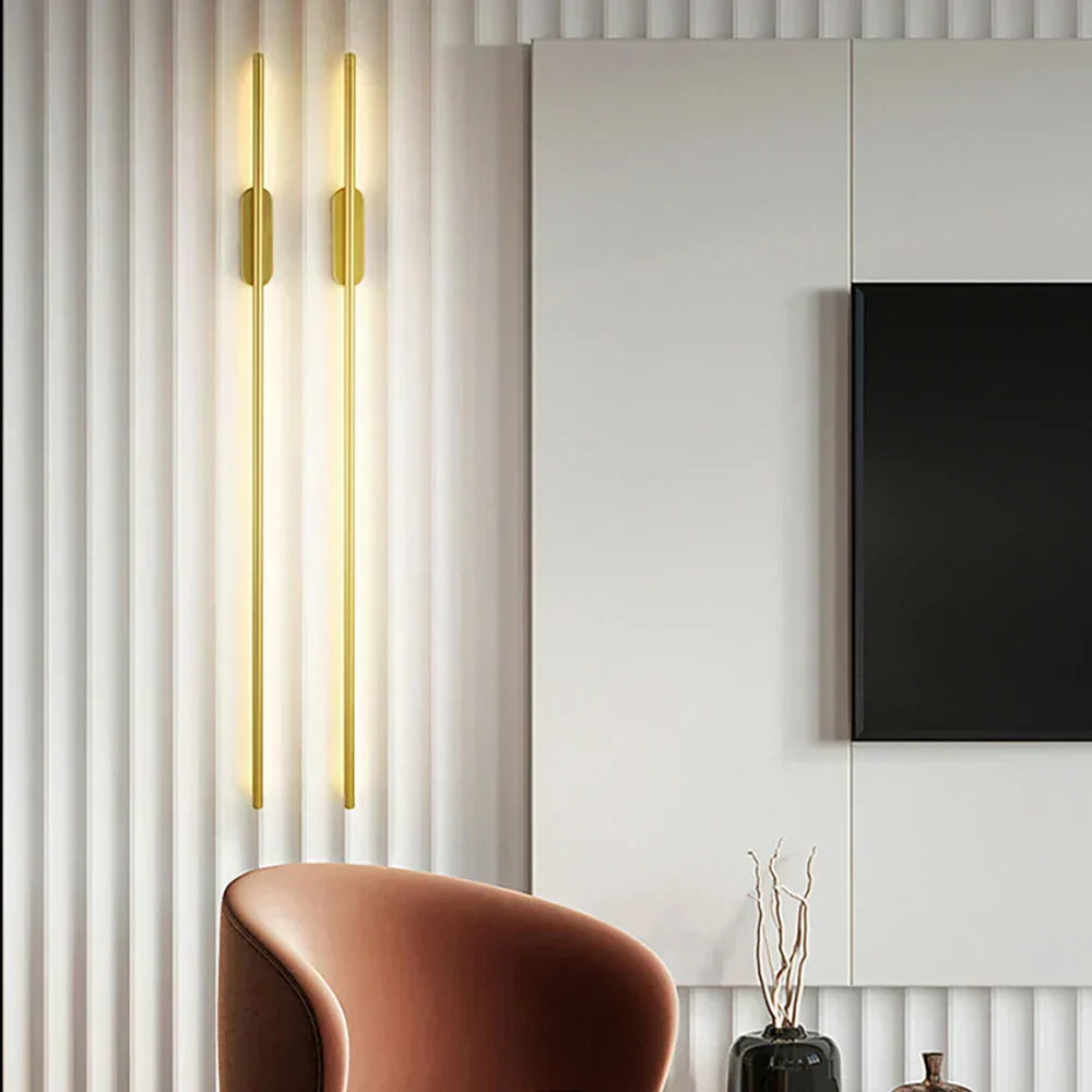 Lampada da parete LED Nordic con elegante luce ambientale per soggiorni | Lersk