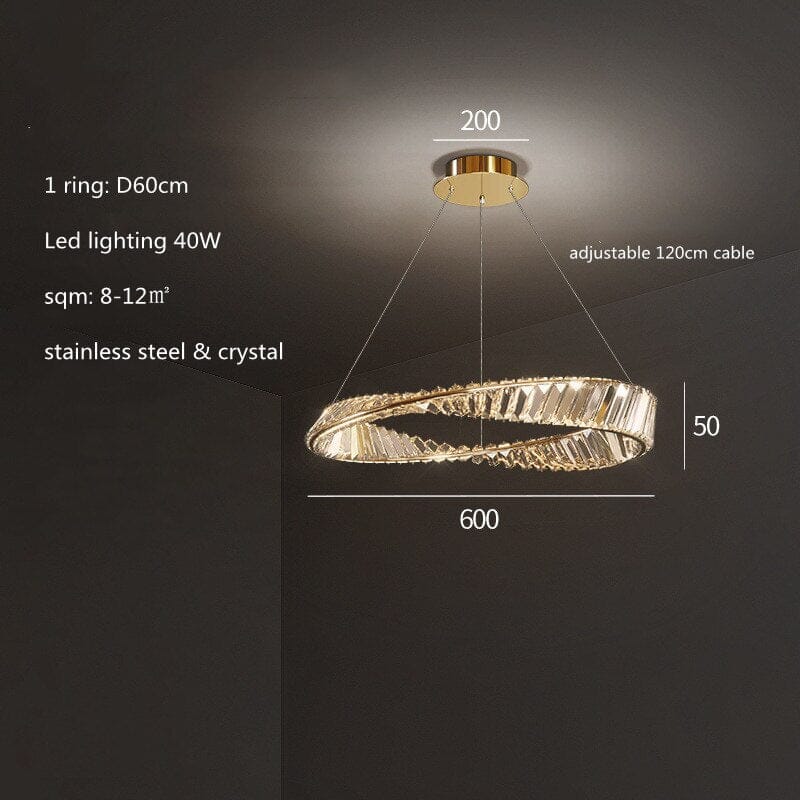 Żyrandol Ashford Ring | Lersk