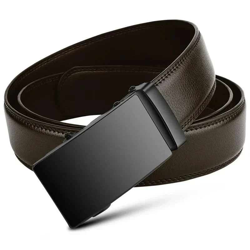 Cinturón de cuero PU para hombre con hebilla automática Cinturón de lujo premium para hombre Premium Luxury | Lersk