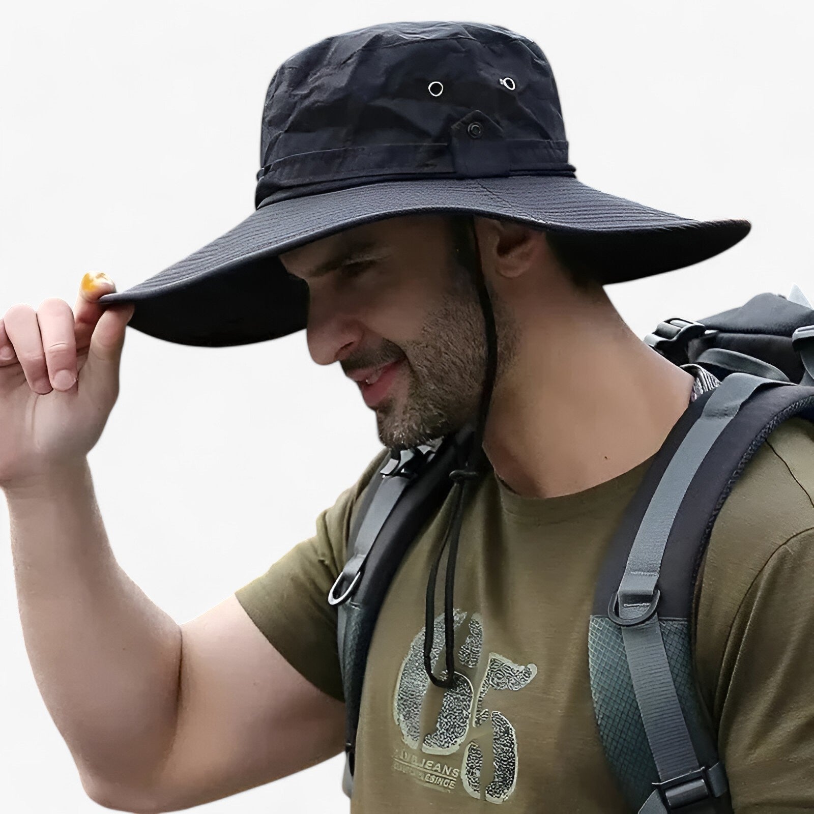Zeno UV-Schutz Outdoor-Hut Atmungsaktiver Sonnenhut zum Wandern, Campen und Angeln | Lersk