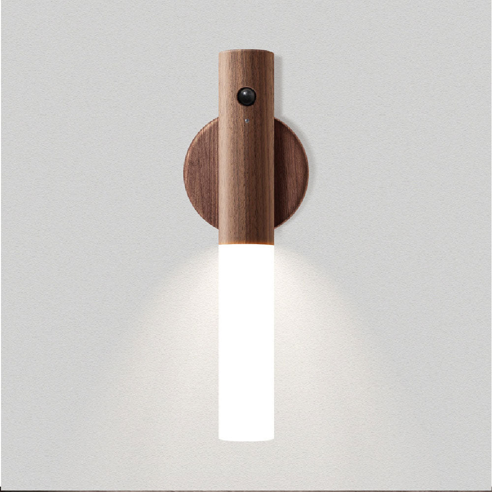 Dobíjecí LED nástěnná lampa USB s magnetickým pohybovým senzorem pro ložnici a domov | Lersk