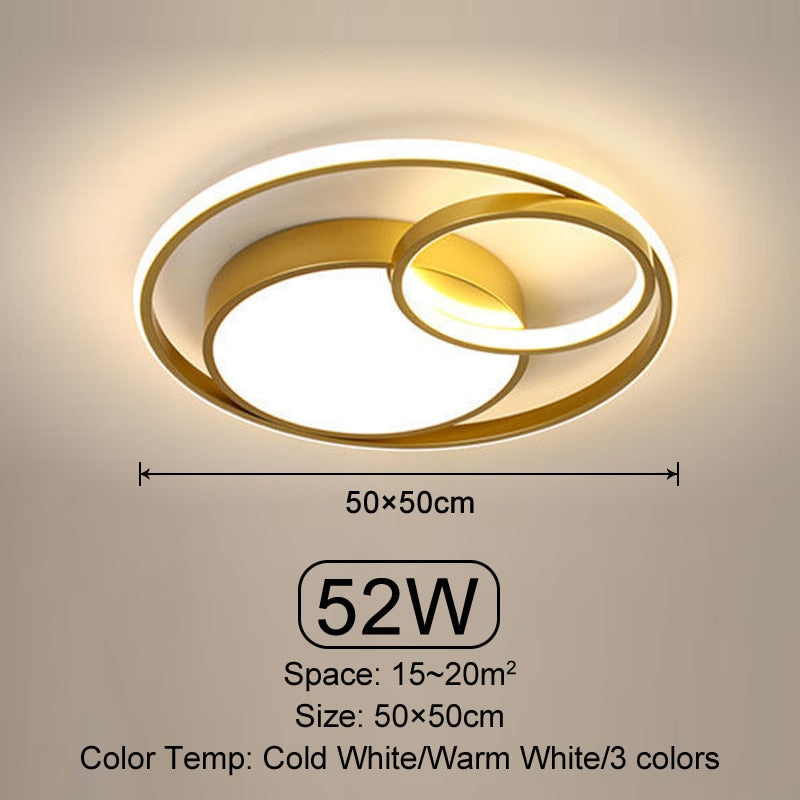 Oriselle | Zeitgenössische Endless Rings LED-Deckenleuchte | Lersk