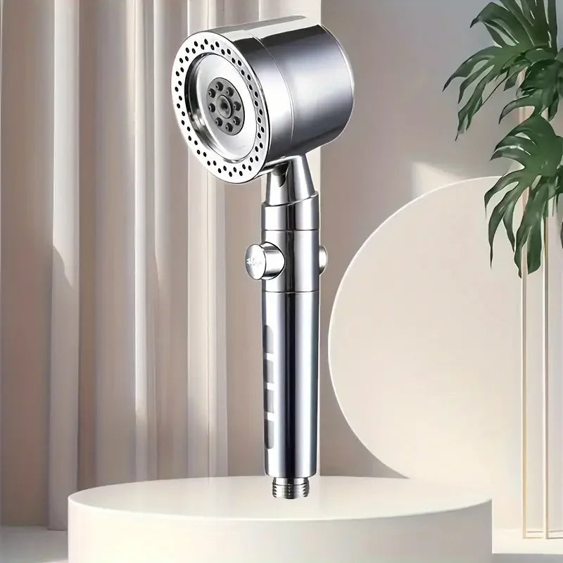 6-Mode Handheld Shower Head with Built-In Filter and One-Button Water Stop | Lersk