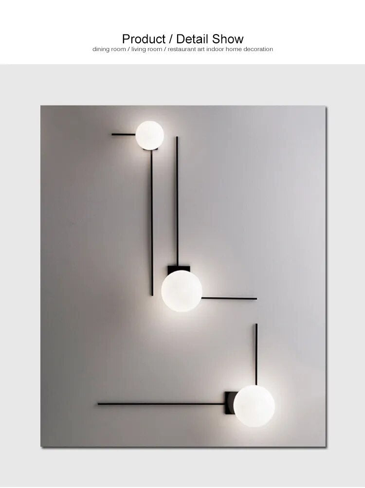 NovaShire Lumen Metal Modern Wall Lights LED Fixture | Lersk