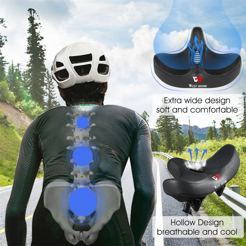 SummitRide Wide Ergonomic Saddle for MTB and City Bikes | Lersk