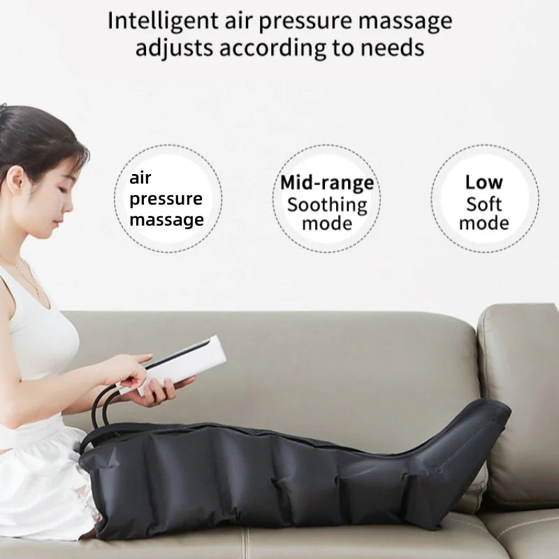 Pneumatic Full-Leg Massager — Professional Air Compression with Smart Remote | Lersk