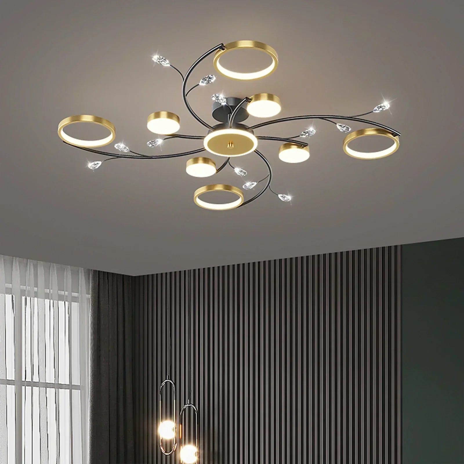 LumaNova Pendant Lamp with Dimmable Ambient LED Lighting | Lersk