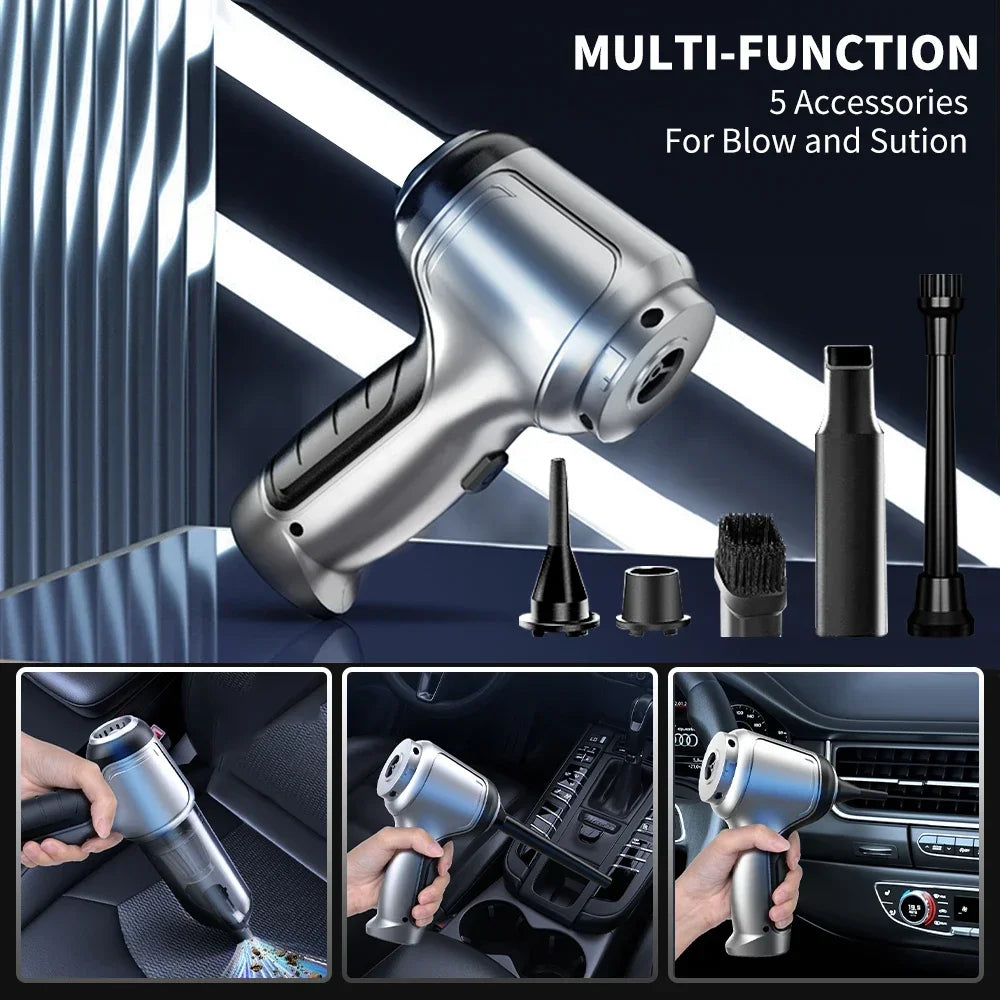 Wireless Car Vacuum Cleaner Strong Suction For Car Owners | Lersk