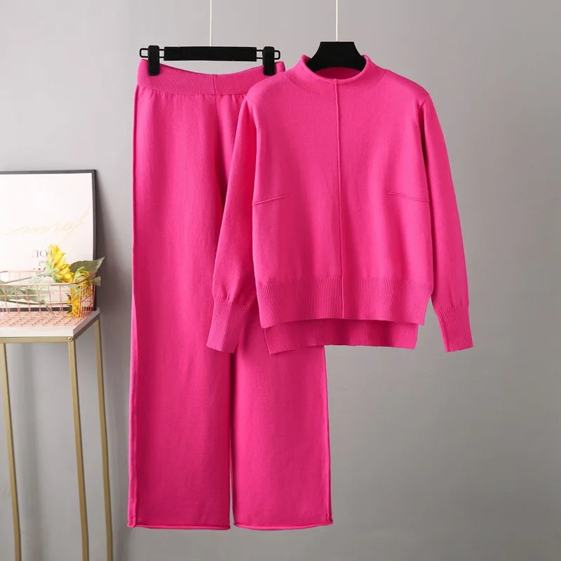 Autumn Knitwear Two-Piece Outfit | Lersk