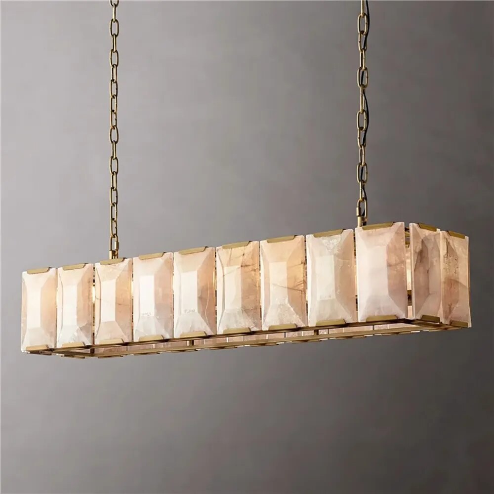 Dimmbare LED-Kronleuchter mit E14-Glühbirnen im Retro-Amerikanischer Stil | Lersk