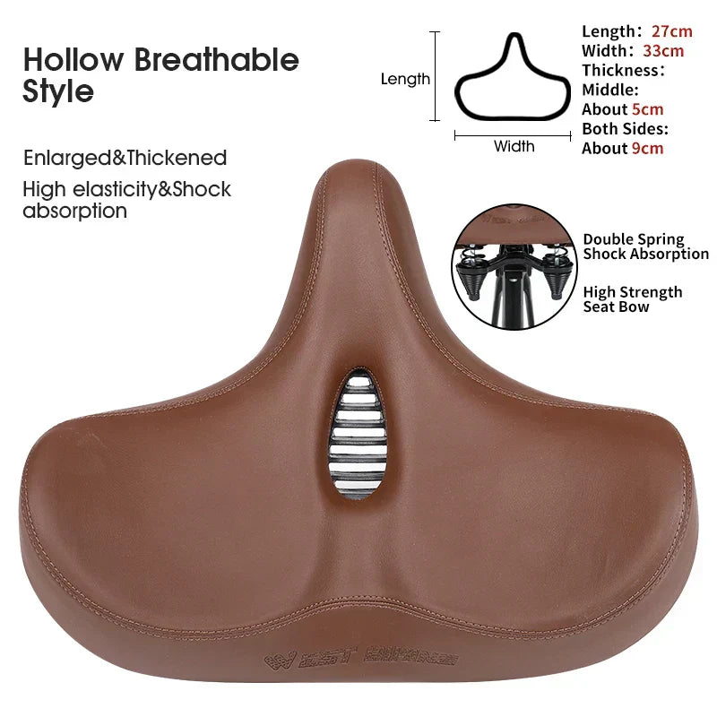 SummitRide Wide Ergonomic Saddle for MTB and City Bikes | Lersk