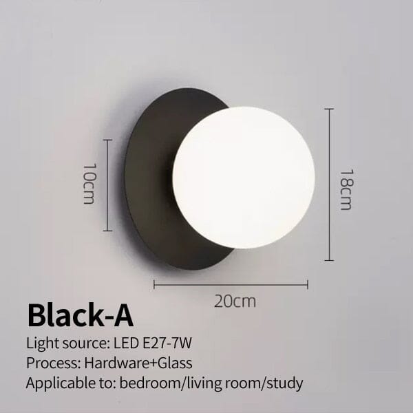 Lampa ścienna Luna | Lersk