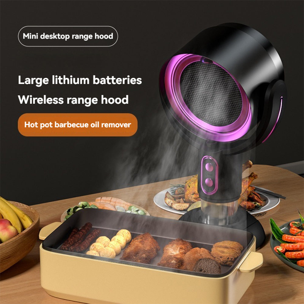 Přenosný čistič vzduchu s ventilátorem proti kouři, výkonný a dobíjecí pro domácí použití | Lersk
