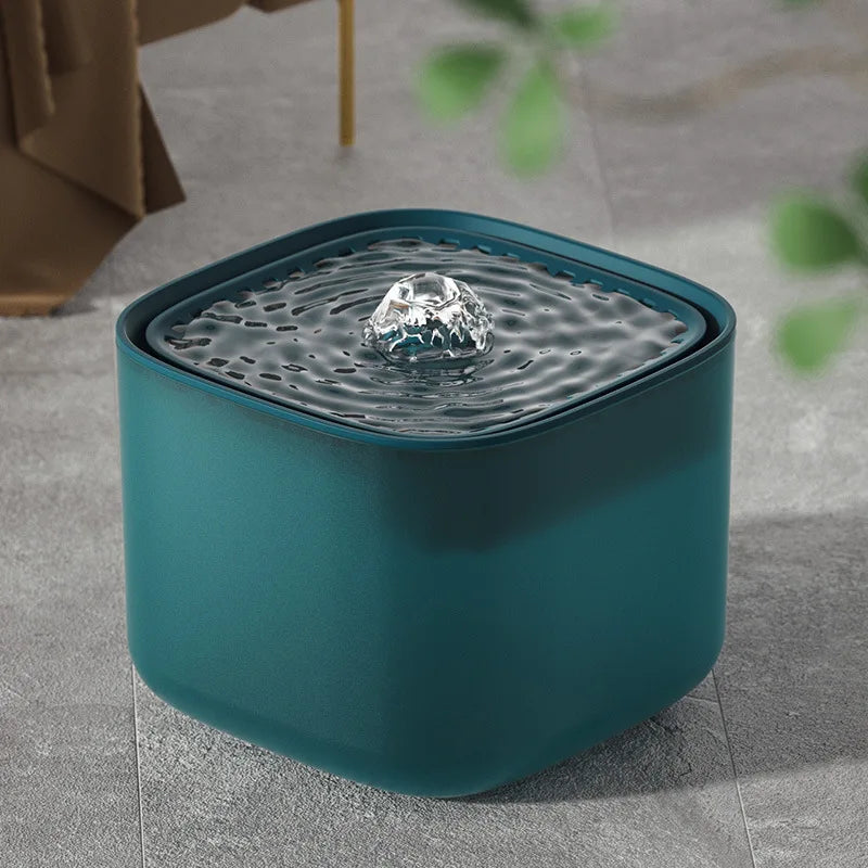Fuente de agua para mascotas ultra silenciosa de 3L para hidratación en casa con funcionamiento silencioso todos los días | Lersk