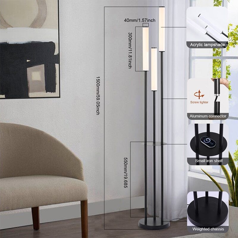 Lampă de podea LED Solare Candlestick | Lersk