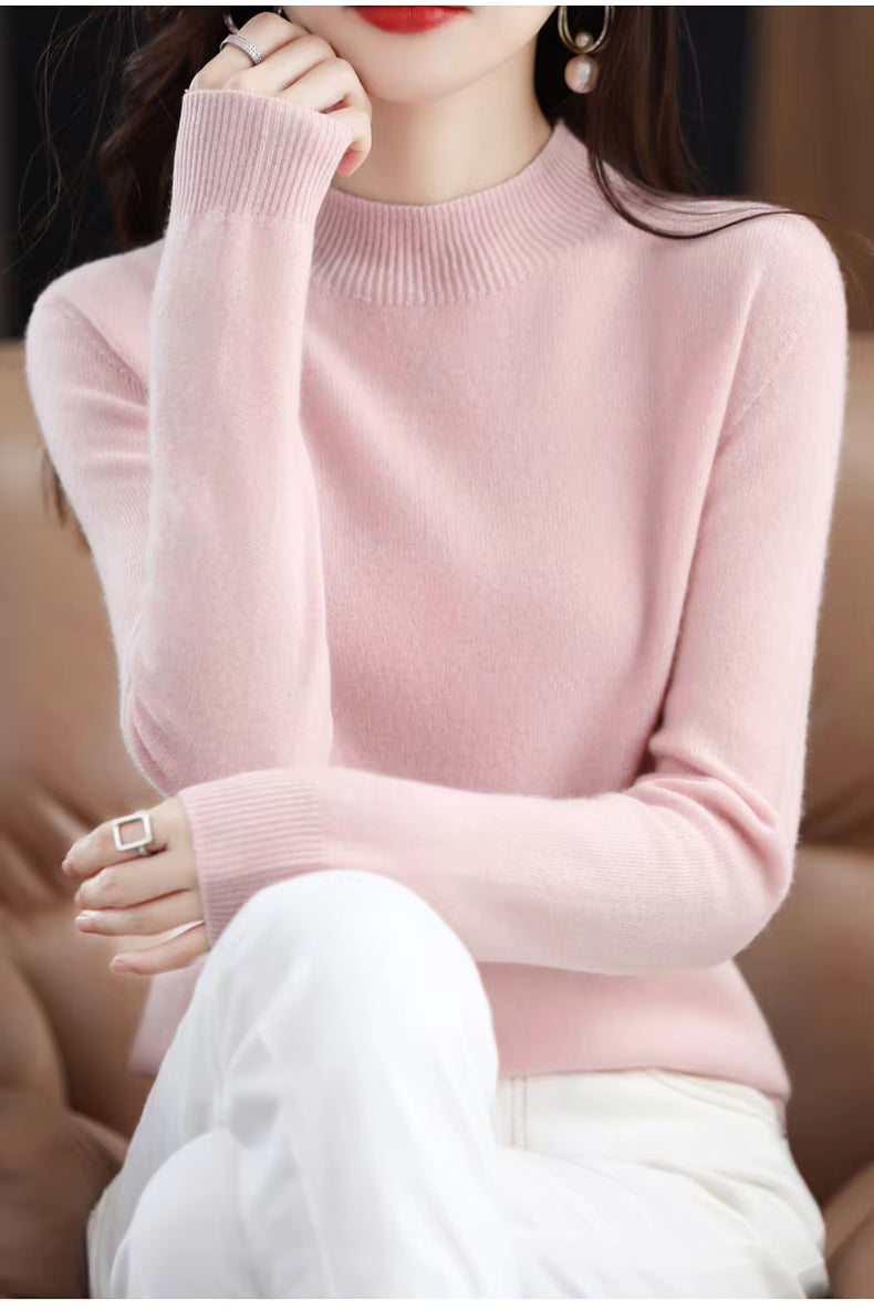 Maglione Donna Sarah in Lana Merino Vestibilità Slim Calore per Autunno e Inverno | Lersk