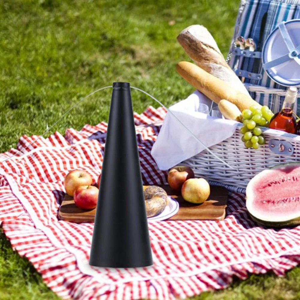 Fliegenschutzventilator Tragbarer Insektenschutz für Outdoor-Essen und Camping, Batteriebetrieben oder USB-Anschluss | Lersk