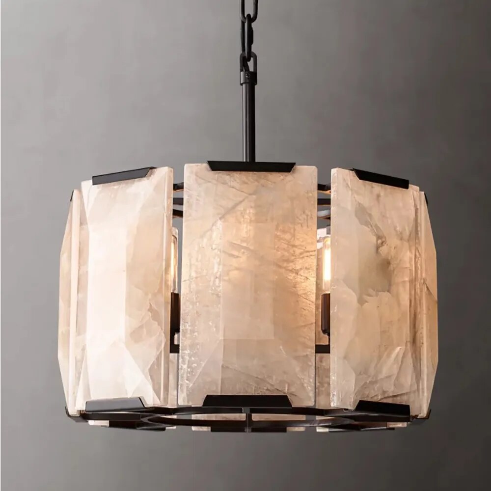 Dimmbare LED-Kronleuchter mit E14-Glühbirnen im Retro-Amerikanischer Stil | Lersk
