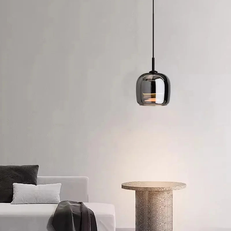 Nordische Glas-LED-Hängeleuchte für modernen Kronleuchter | Lersk