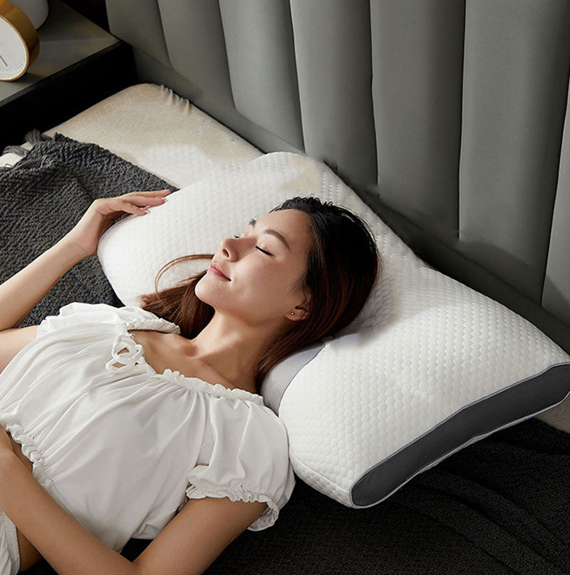 AstraNest Hybrid Neck and Shoulder Pillow for Back and Side Sleepers All Night | Lersk