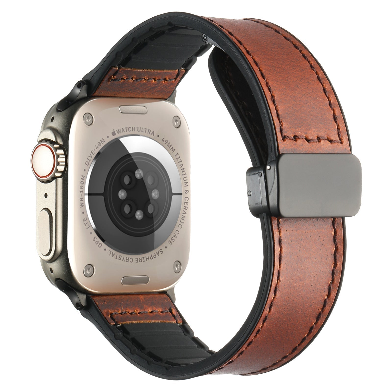 Averly Leather-Silicone Band for Apple Watch | Lersk