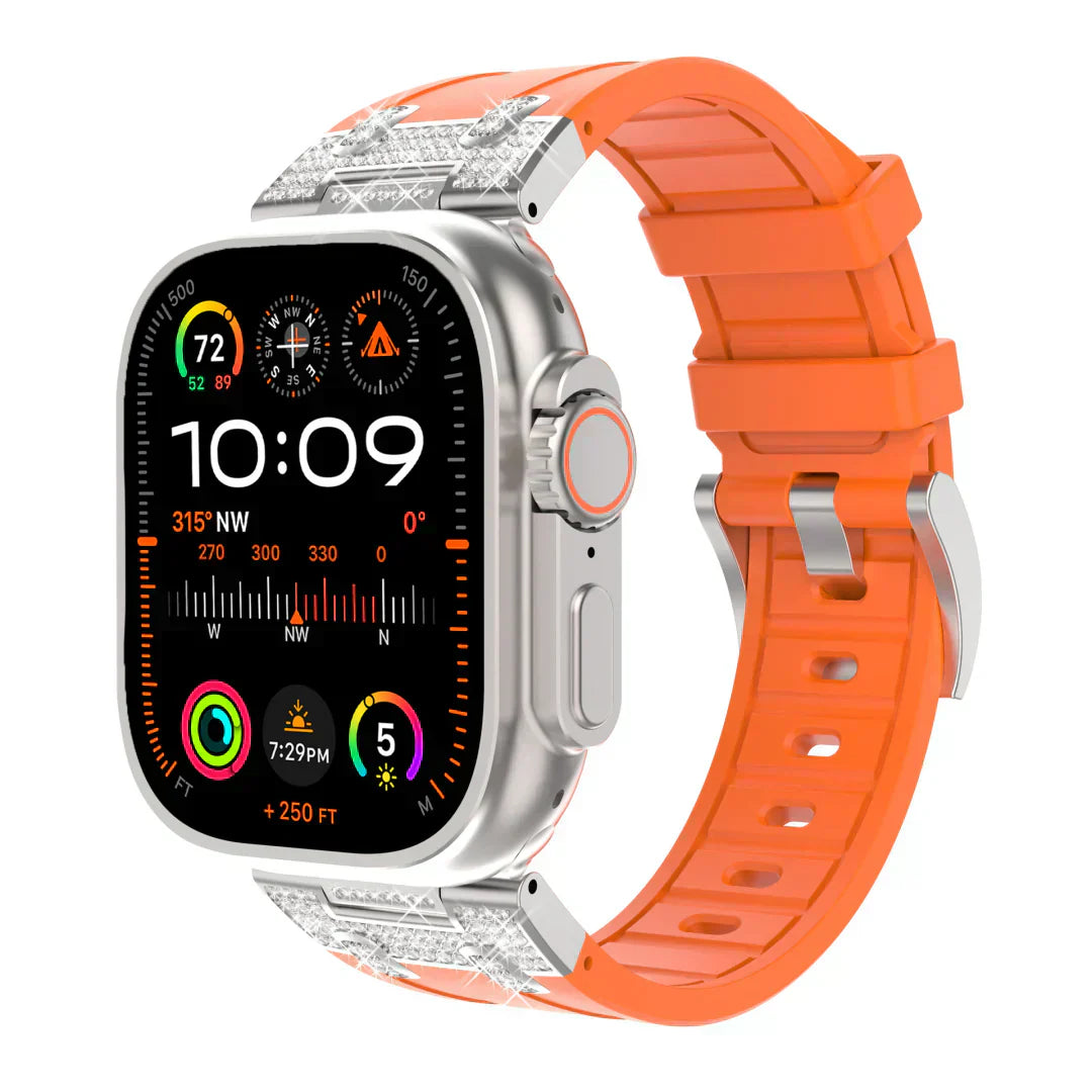 Lunara Silikon-Diamantring für Apple Watch | Lersk