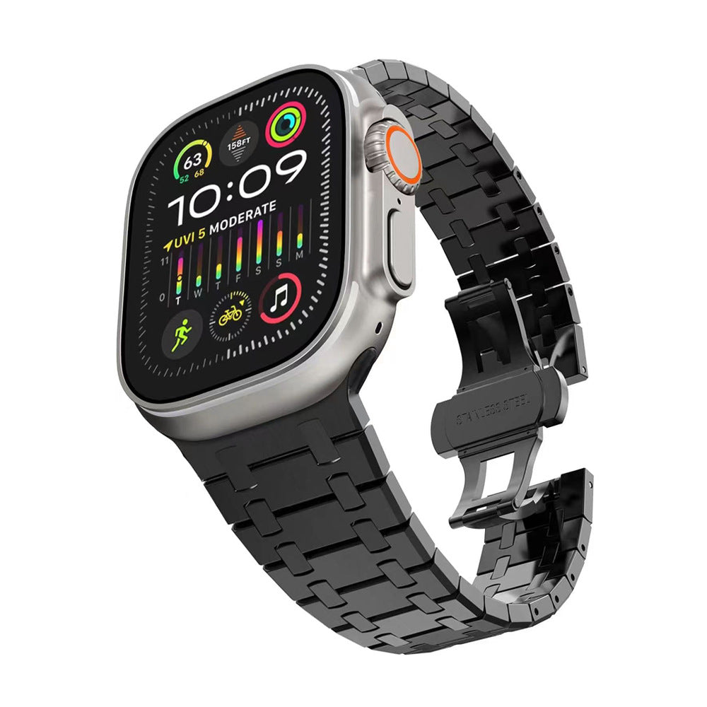 Arden | Banda de Aço Inoxidável com Dupla Corrente para Apple Watch | Lersk