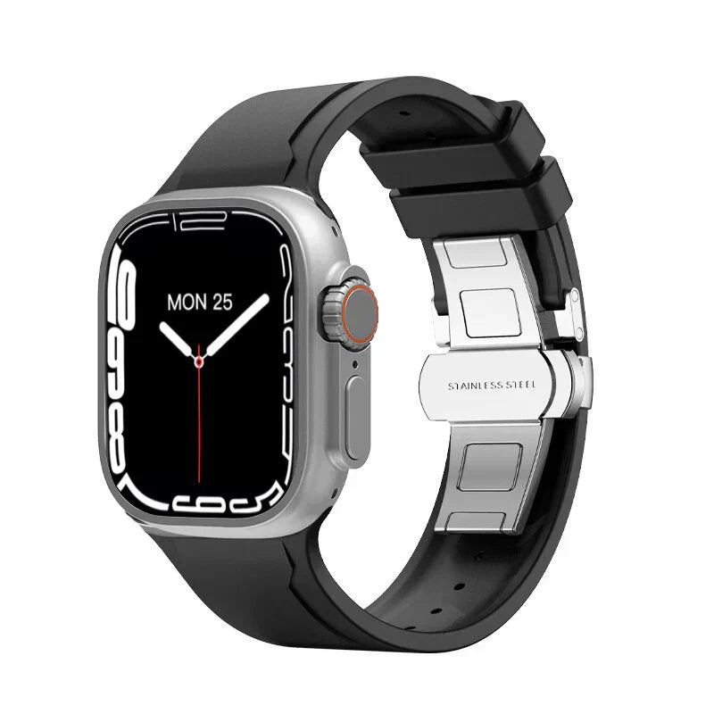 Novare FKM Butterfly Buckle Band for Apple Watch | Lersk