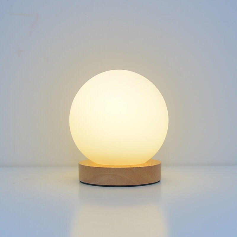 Aurelle Liora USB ładowalna lampka nocna LED do sypialni | Lersk