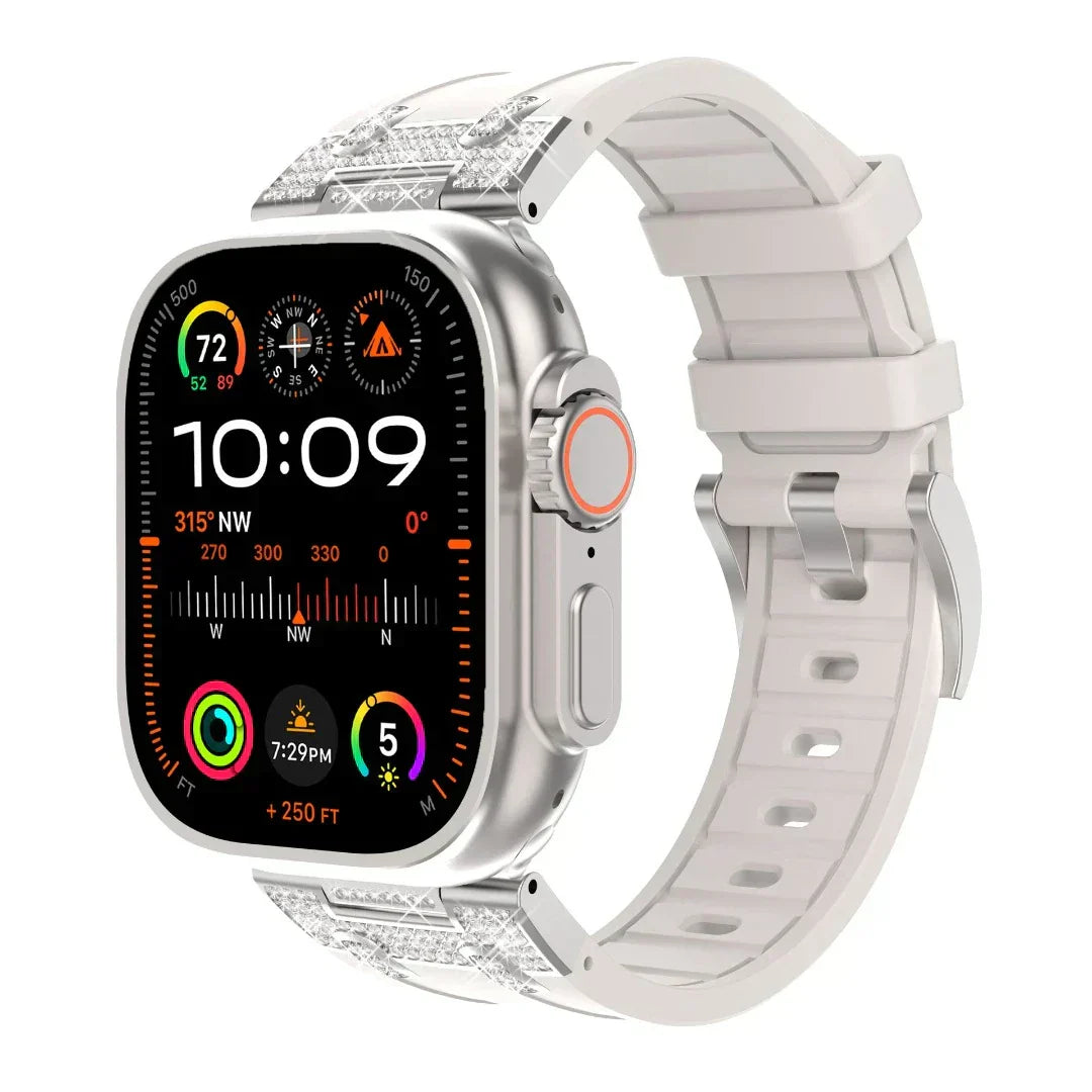Lunara Silikon-Diamantring für Apple Watch | Lersk