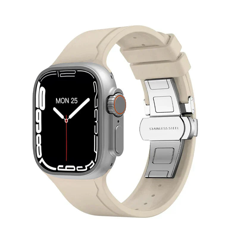 Novare FKM Butterfly Buckle Band for Apple Watch | Lersk