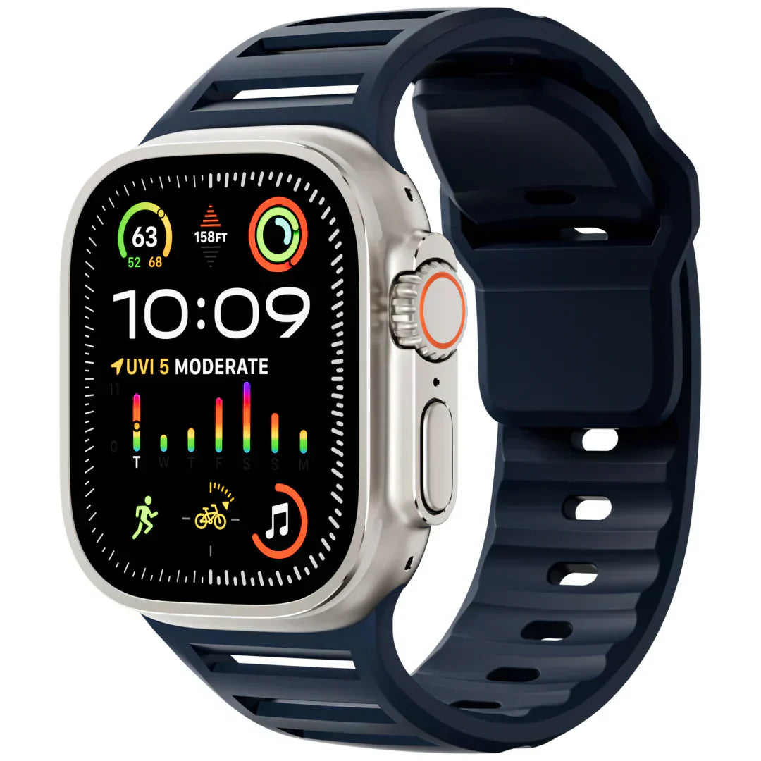 VertoBand atmungsaktives Silikonarmband für Apple Watch Pro
