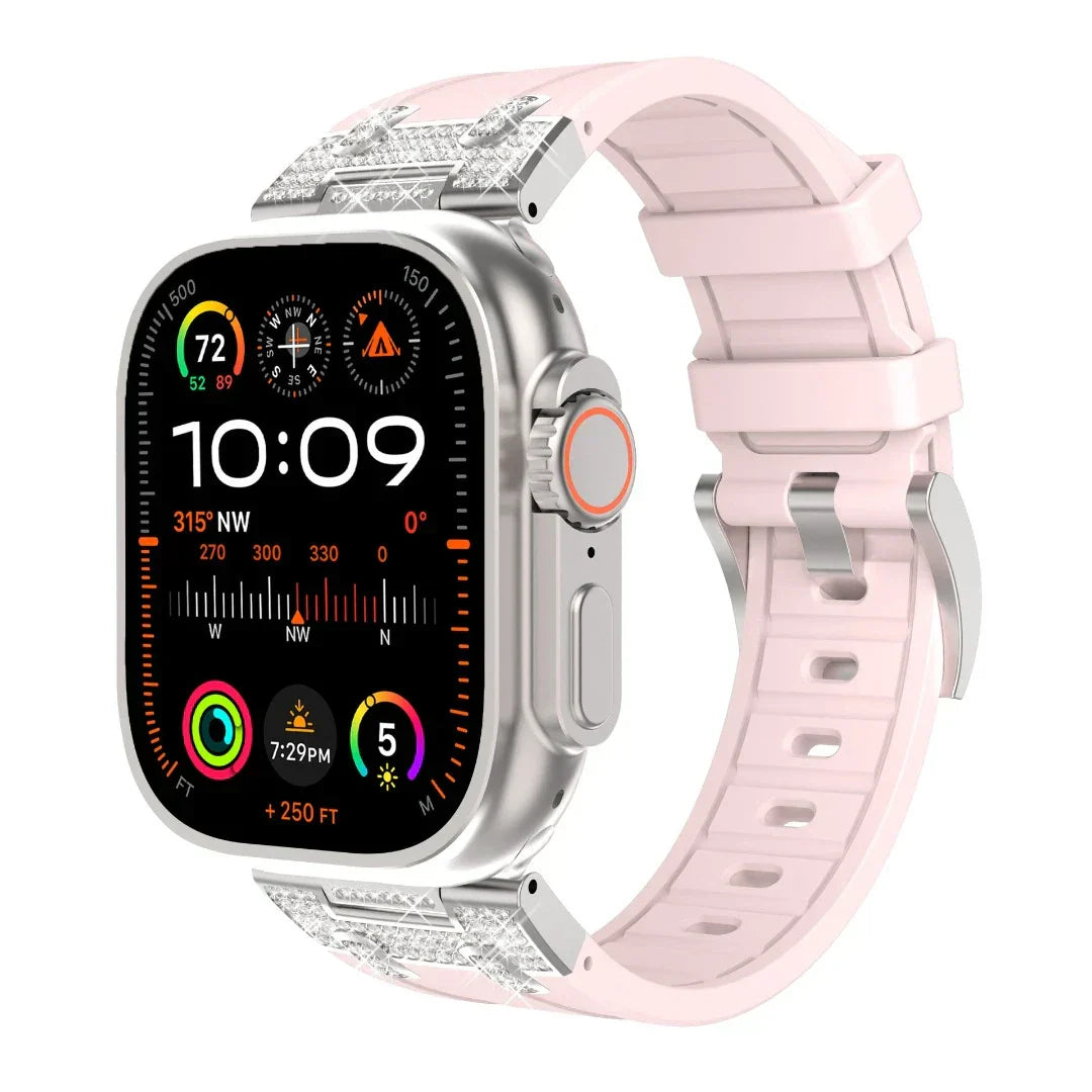 Lunara Silikon-Diamantring für Apple Watch | Lersk