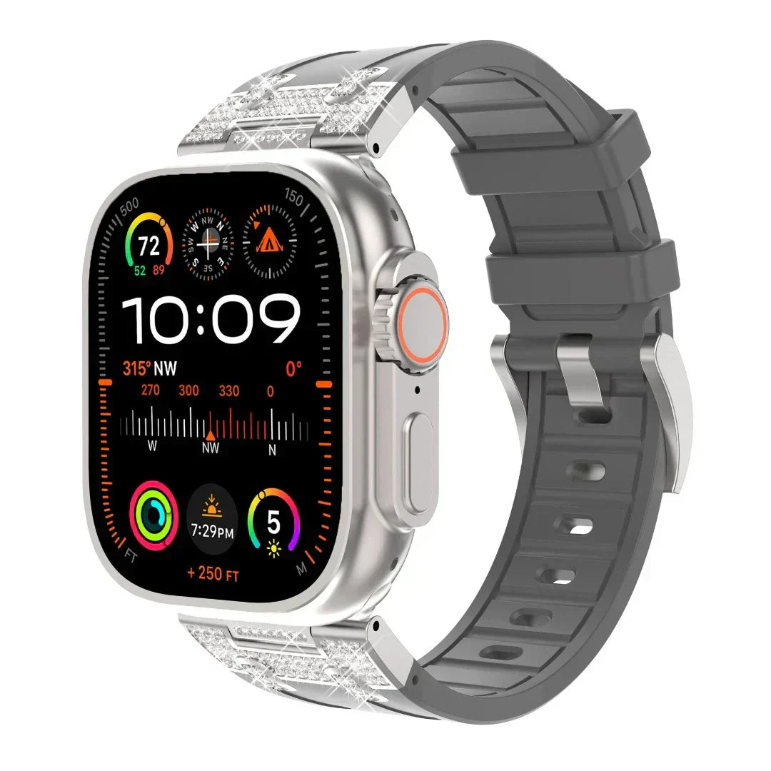 Lunara Silikon-Diamantring für Apple Watch | Lersk