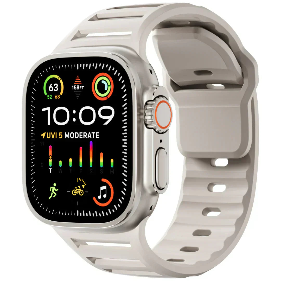 VertoBand atmungsaktives Silikonarmband für Apple Watch Pro