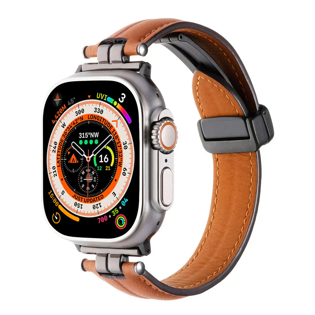 Rivelle Magnetic Leather Strap for Apple Watch | Lersk