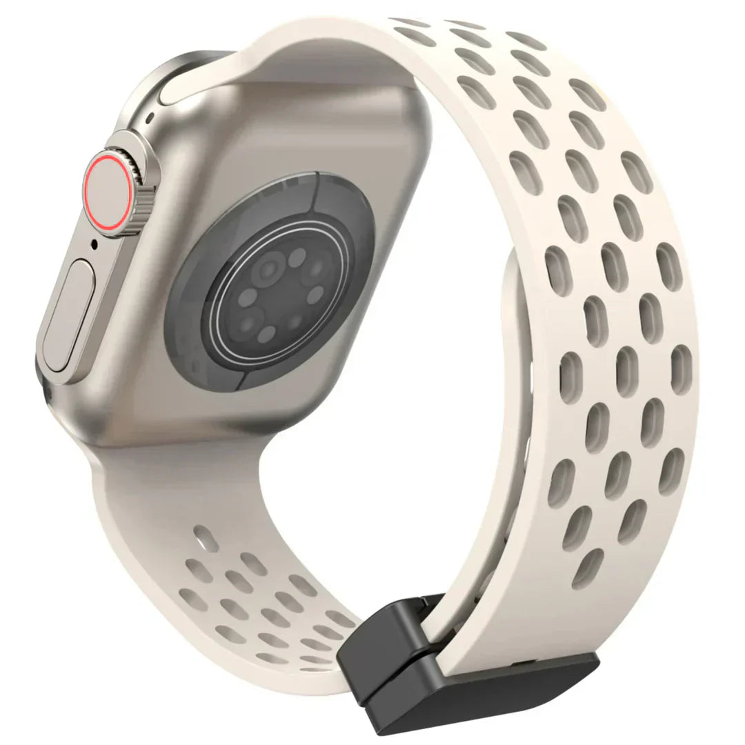 AeroMag | Breathable Magnetic Silicone Band for Apple Watch | Lersk