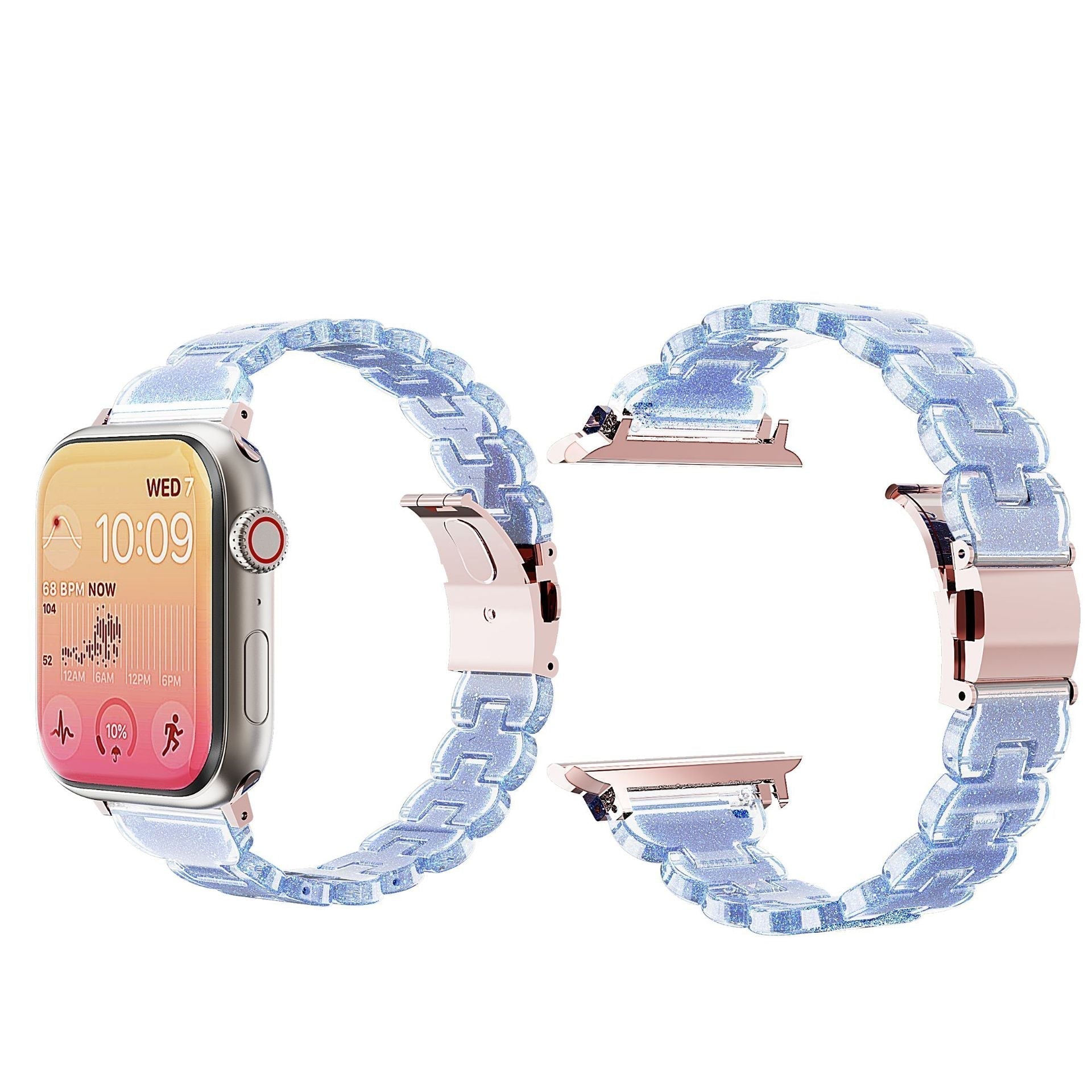 Fiora prsten z pryskyřice ve tvaru okvětního lístku pro Apple Watch | Lersk