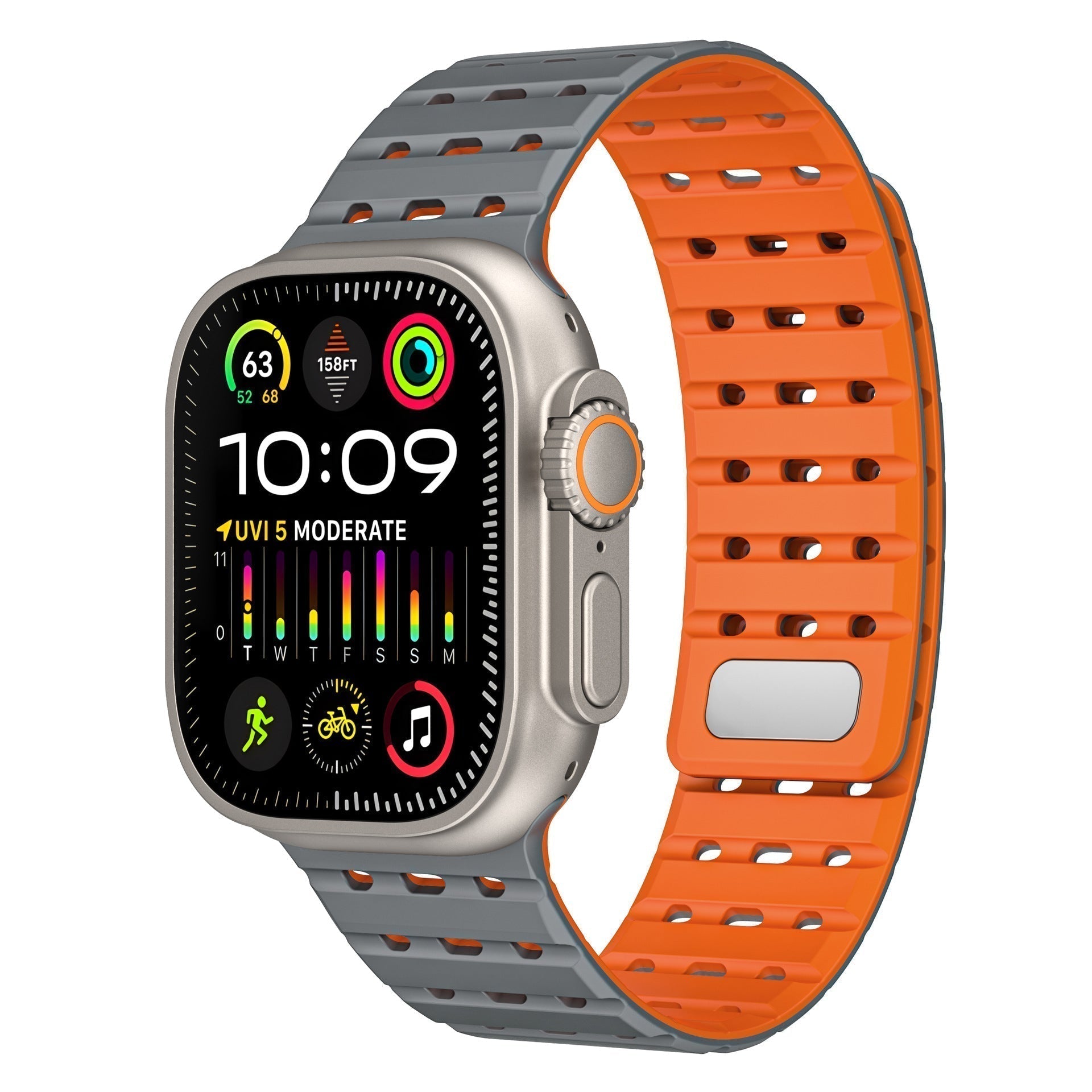 Averlo Magnetic Breathable Silicone Strap for Apple Watch | Lersk