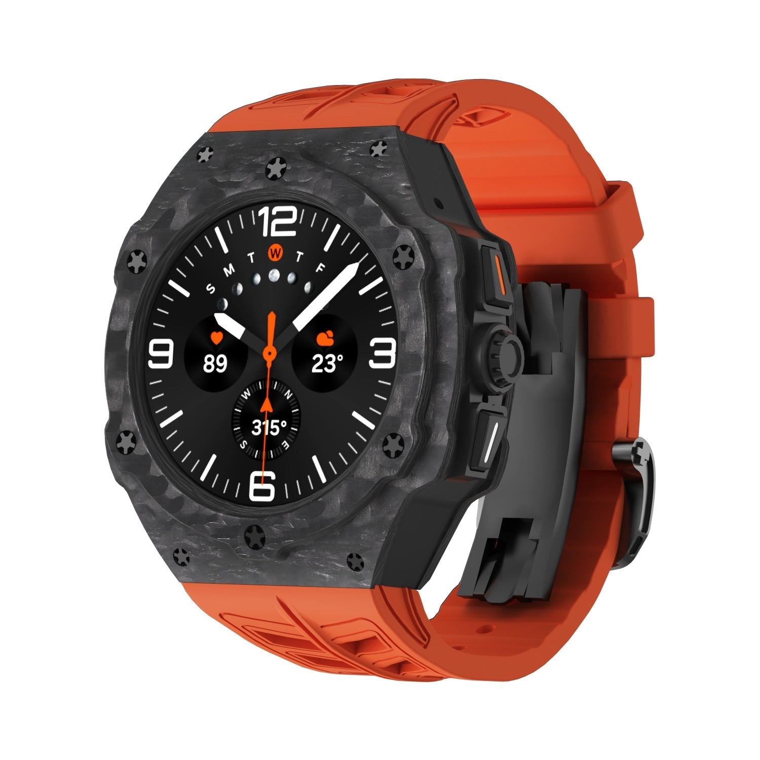 Carbon Fiber Case and Band Kit Compatible With Samsung Galaxy Watch 7 Ultra 47mm | Lersk