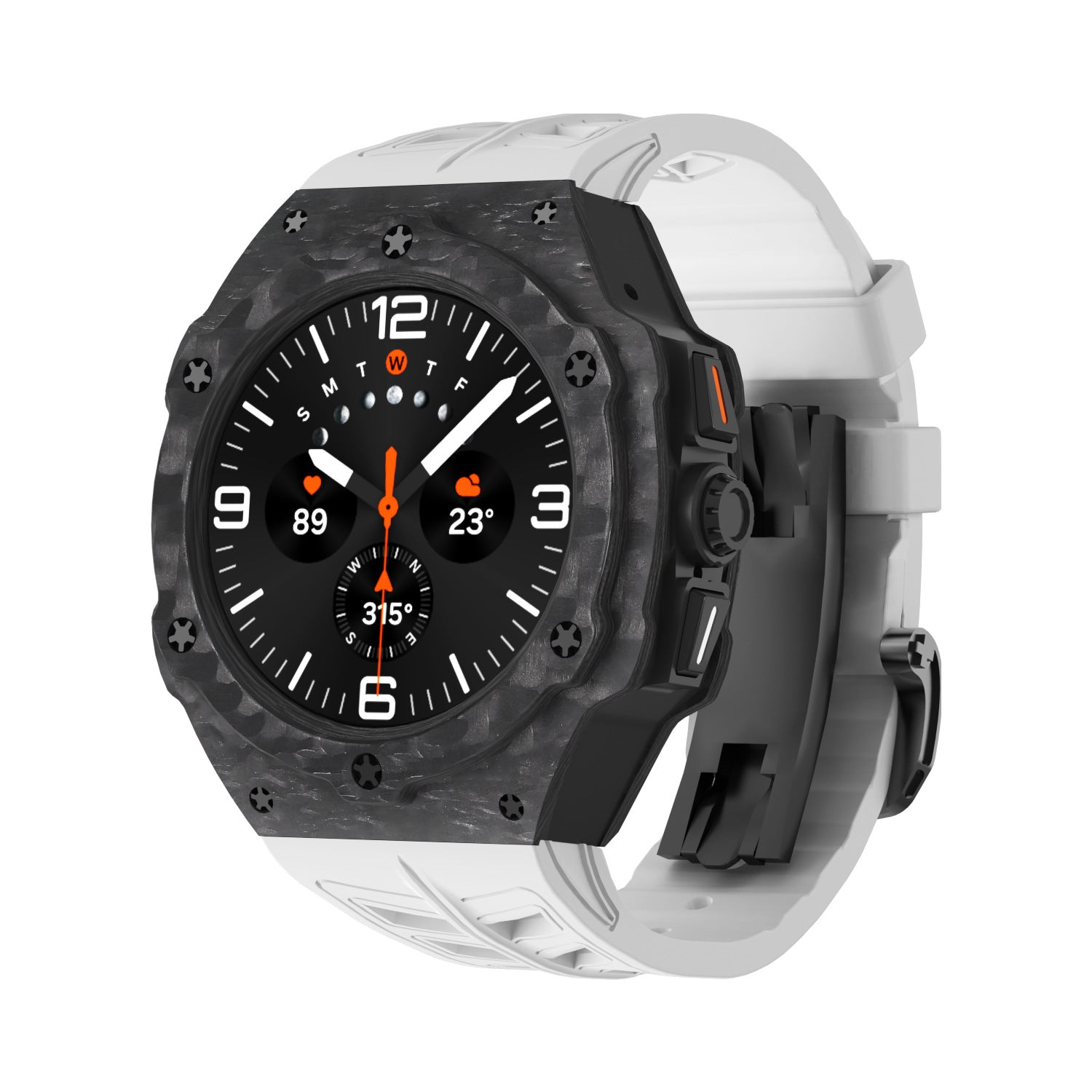 Carbon Fiber Case and Band Kit Compatible With Samsung Galaxy Watch 7 Ultra 47mm | Lersk