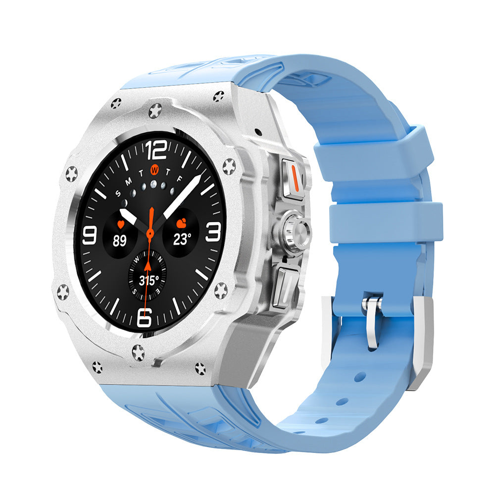 Orvyn 47mm Aluminum Case Mod Kit for Samsung Ultra in Silver | Lersk