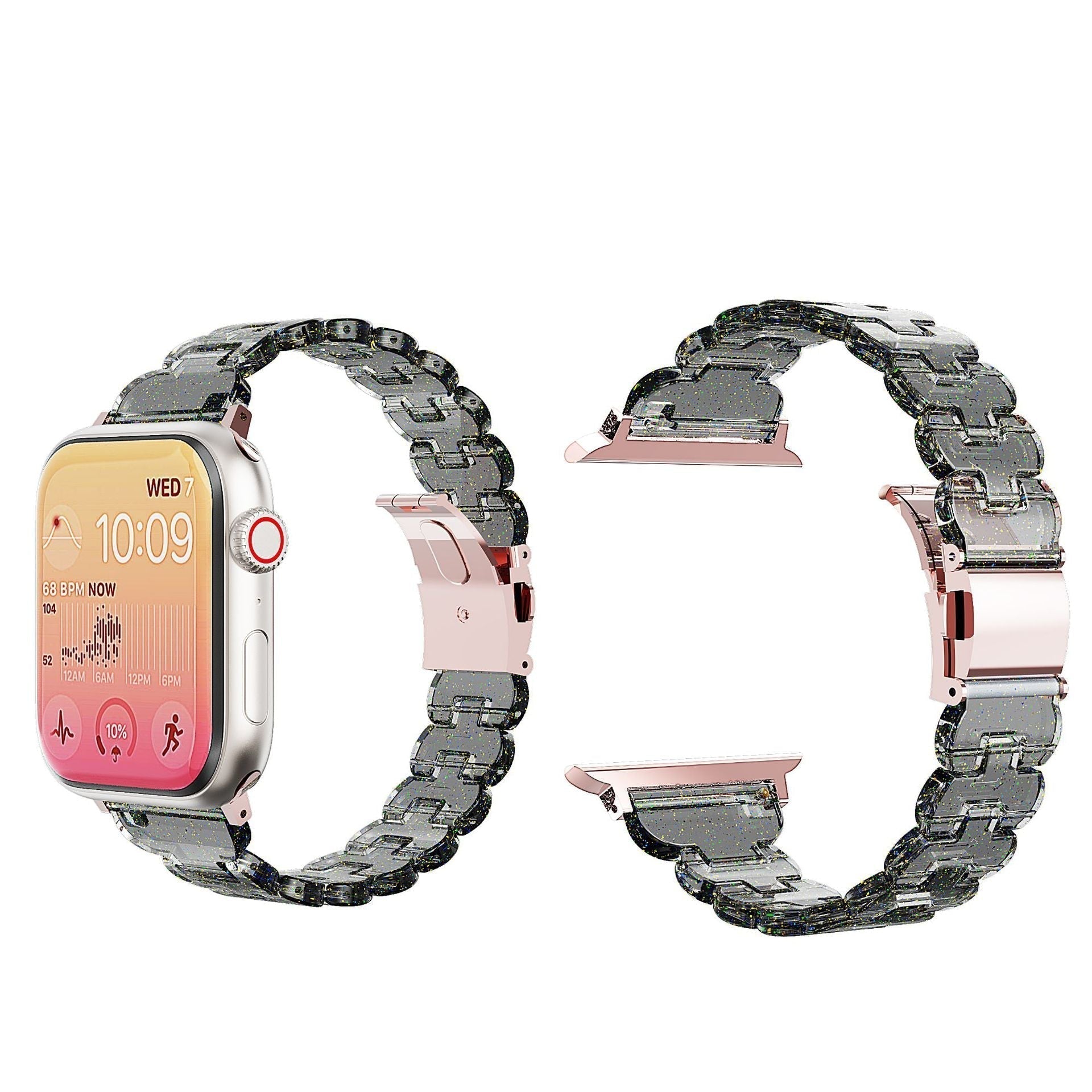 Fiora prsten z pryskyřice ve tvaru okvětního lístku pro Apple Watch | Lersk